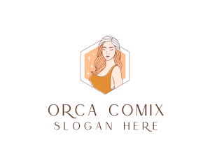 Beautiful Lady Fashion Logo