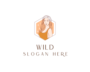 Beautiful Lady Fashion Logo