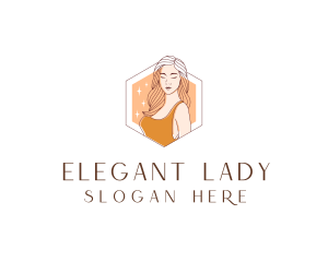 Lady - Beautiful Lady Fashion logo design