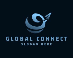 Global - Global Plane Travel logo design