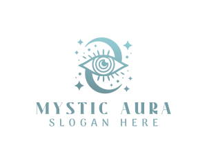 Boho Mystical Eye logo design