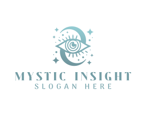 Boho Mystical Eye logo design