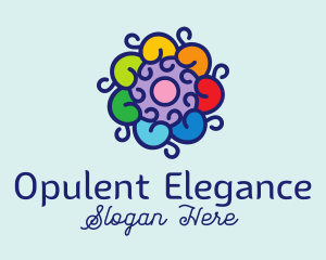 Baroque - Baroque Flower Ornament logo design