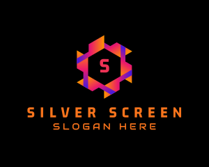Cyber Hexagon Software Gaming  logo design