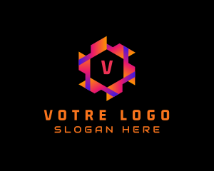 Gaming - Cyber Hexagon Software Gaming logo design