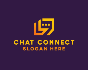 Chat - Social Chat Box logo design