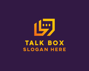 Chat Box - Social Chat Box logo design