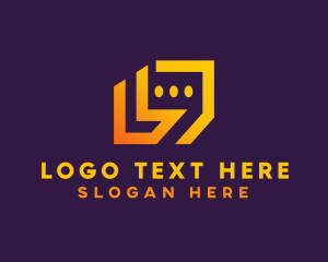 Social Media - Social Chat Box logo design