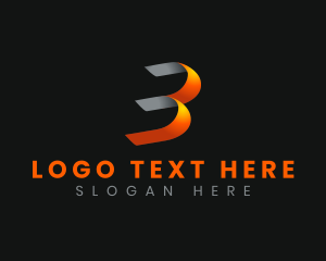 3D Creative Letter B Logo