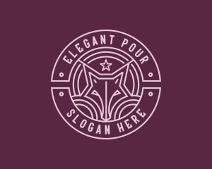 Canine Elegant Crest logo design