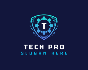 Processor - Security Computer Technology logo design