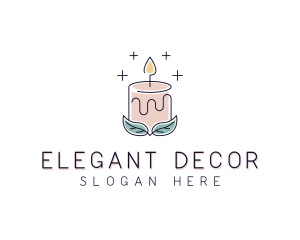 Decor - Candle Decoration logo design