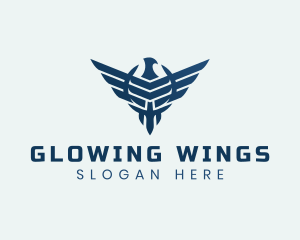 Military Eagle Wings logo design