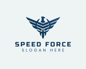 Military Eagle Wings logo design