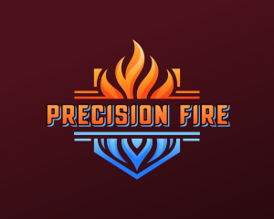 Fire Ice Cooling logo design