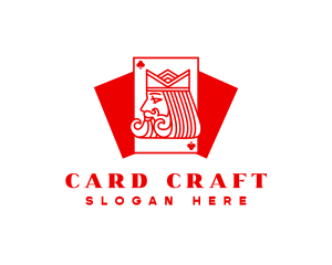 Card - King Clover Casino logo design