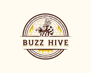 Bee Hive Honey logo design