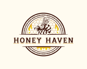 Bee Hive Honey logo design