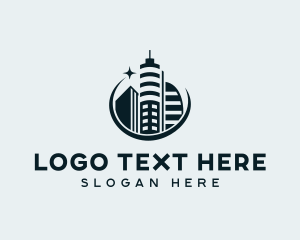 Hotel - Real Estate Tower Building logo design