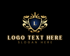 High End - Premium Crown Crest logo design