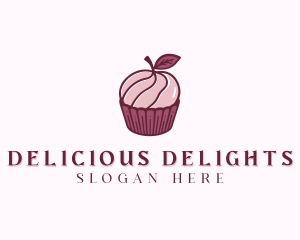 Apple Cupcake Bakery logo design