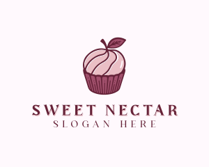 Apple Cupcake Bakery logo design