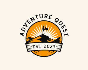 Peak Mountain Expedition logo design