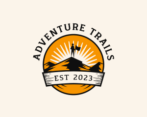 Peak Mountain Expedition logo design