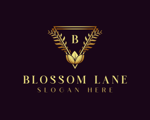 Elegant Bloom Flower logo design