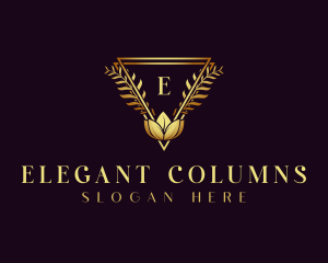 Elegant Bloom Flower logo design