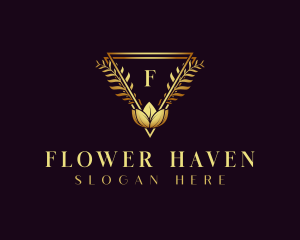 Elegant Bloom Flower logo design