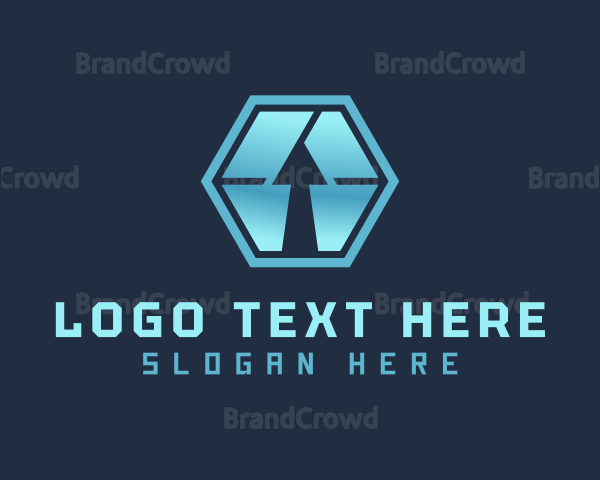 Hexagon Arrow Freight Logo