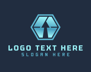 Enterprise - Hexagon Arrow Freight logo design