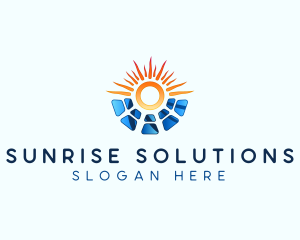 Daylight - Solar Energy Panel logo design