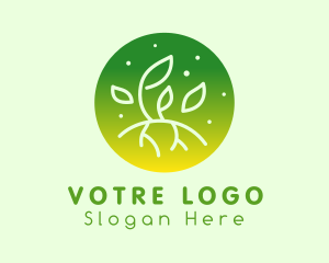 Horticulture Plant Cultivation Logo