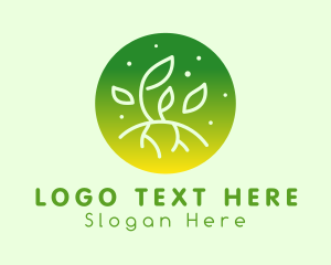 Natural Product - Horticulture Plant Cultivation logo design