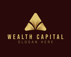 Luxury Pyramid Gold logo design