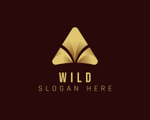 Structure - Luxury Pyramid Gold logo design