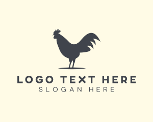 Poultry - Rooster Chicken Fowl logo design