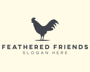 Fowl - Rooster Chicken Fowl logo design