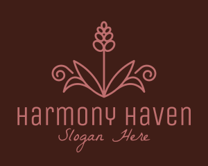 Flower Shop - Hyacinth Flower Plant logo design