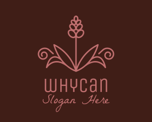 Symmetry - Hyacinth Flower Plant logo design
