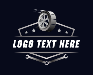 Tire - Automotive Tire Wrench logo design