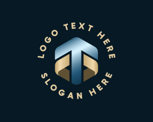Studio - Generic Geometric Letter T logo design