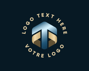 Generic Geometric Letter T Logo