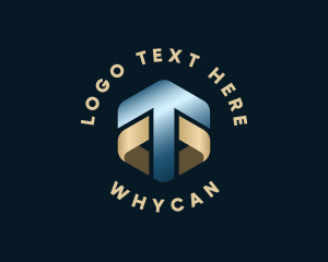 Generic Geometric Letter T Logo