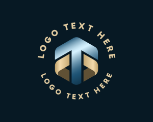 Generic Geometric Letter T Logo