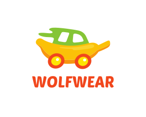 Automotive - Yellow Banana Wheels logo design