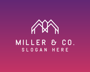 Modern Home Realtor logo design