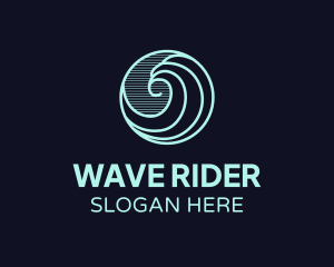 Water Wave Icon logo design
